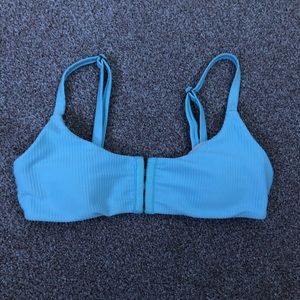 Blue pacsun clip bikini top